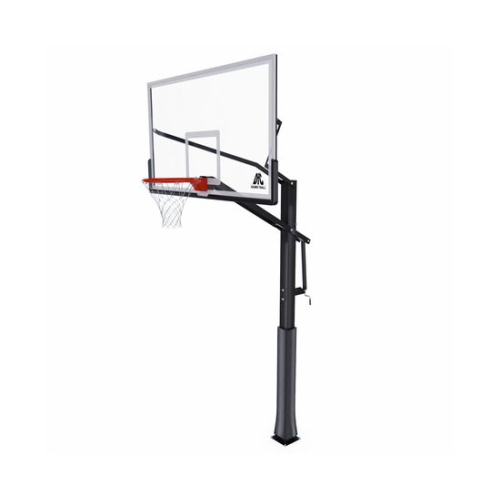 Усиленная баскетбольная стационарная стойка DFC ING 72" / закаленное стекло