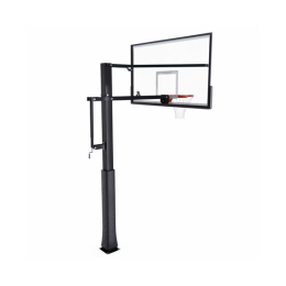 Усиленная баскетбольная стационарная стойка DFC ING 72" / закаленное стекло