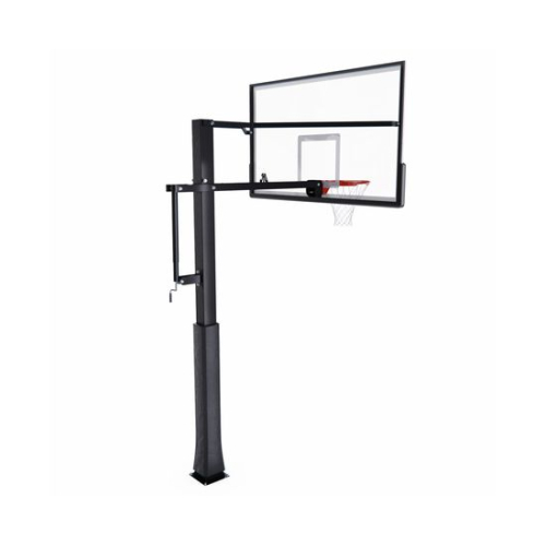 Усиленная баскетбольная стационарная стойка DFC ING 72" / закаленное стекло