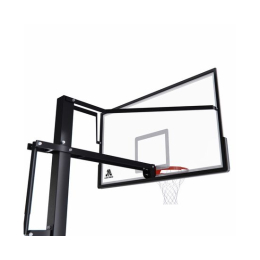 Усиленная баскетбольная стационарная стойка DFC ING 72" / закаленное стекло