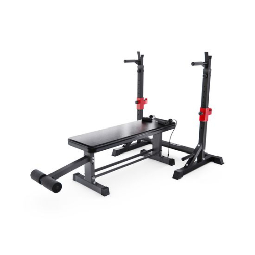 Прямая скамья со стойками под штангу DFC AKYEN