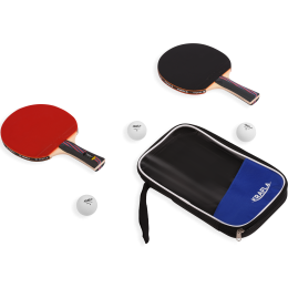 Набор для настольного тенниса KRAFLA S-T1000 (ракетки 2шт., мяч 3шт., чехол)