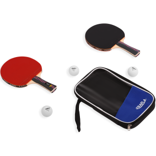 Набор для настольного тенниса KRAFLA S-T1000 (ракетки 2шт., мяч 3шт., чехол)