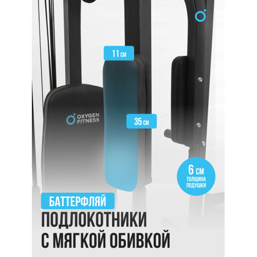 Многофункциональный силовой комплекс со встроенными весовыми стеками OXYGEN FITNESS LORRY