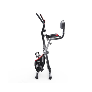 Велотренажер DFC X-Bike MBB с эспандерами, черно-красный 