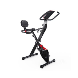 Велотренажер DFC X-Bike MBB с эспандерами, черно-красный 