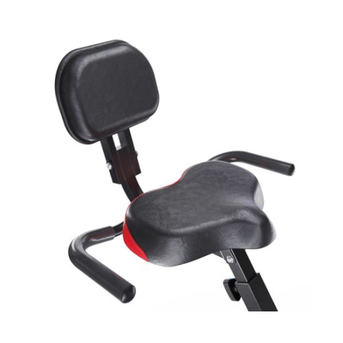 Велотренажер DFC X-Bike MBB с эспандерами, черно-красный 