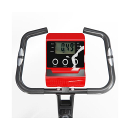 Велотренажер DFC X-Bike MBB с эспандерами, черно-красный 