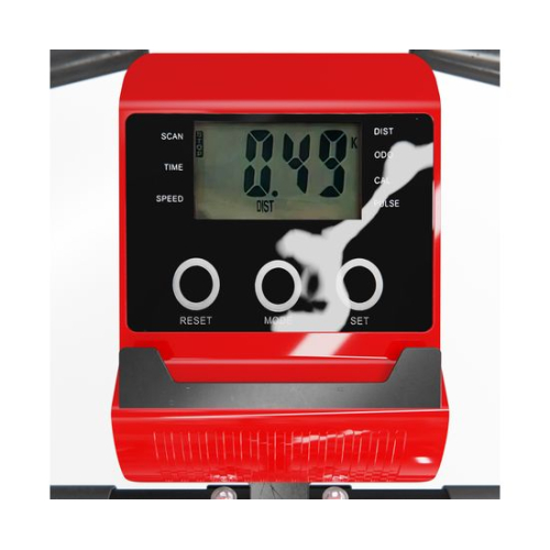 Велотренажер DFC X-Bike MBB с эспандерами, черно-красный 