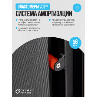 Беговая дорожка домашняя OXYGEN FITNESS M-CONCEPT SPORT (SMOKY)