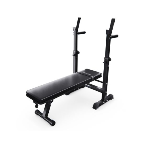 Усиленная скамья со стойками под штангу DFC MELKIN