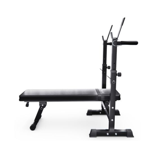 Усиленная скамья со стойками под штангу DFC MELKIN