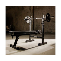 Усиленная скамья со стойками под штангу DFC MELKIN