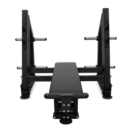 Скамья для жима лёжа с доводчиком, упором и подставкой для ног BRONZE GYM PARTNER ML-901