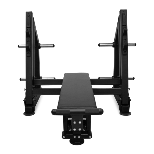 Скамья для жима лёжа с доводчиком, упором и подставкой для ног BRONZE GYM PARTNER ML-901