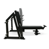 Скамья для жима лёжа с доводчиком, упором и подставкой для ног BRONZE GYM PARTNER ML-901