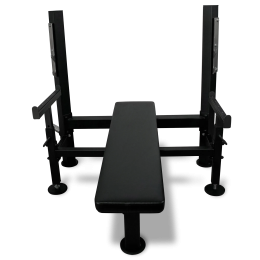 Скамья для жима лёжа со страховочными упорами BRONZE GYM PARTNER ML-902
