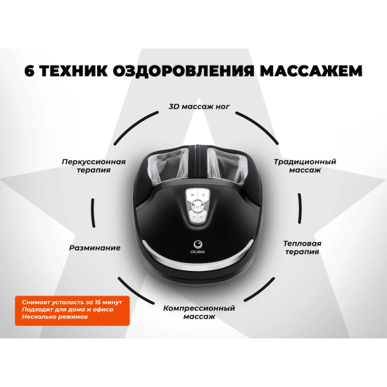 Массажер для ног OGAWA OGAWA Импульс | Zen Foottee OF-3005