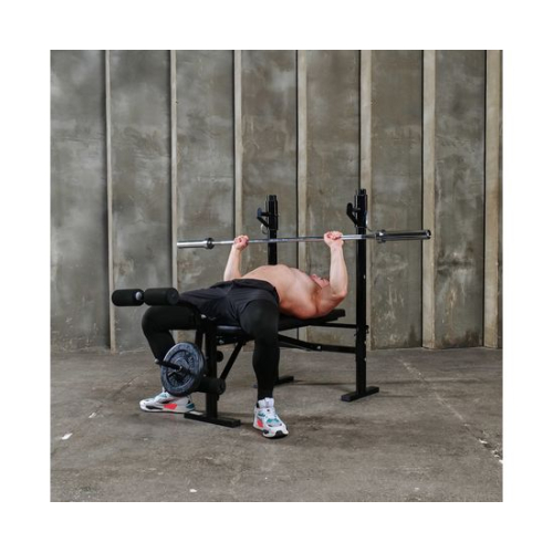 Скамья со стойками под штангу DFC Fytter BEW04X