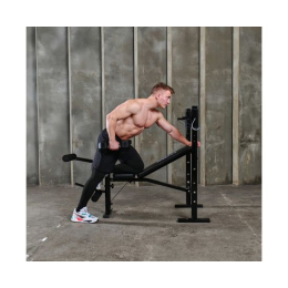 Скамья со стойками под штангу DFC Fytter BEW04X