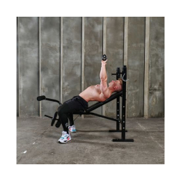 Скамья со стойками под штангу DFC Fytter BEW04X