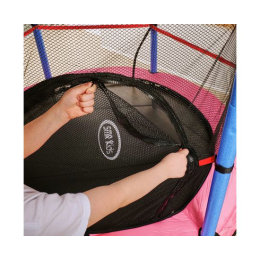 Батут детский DFC SMRKIDS 55" с сеткой, PINK