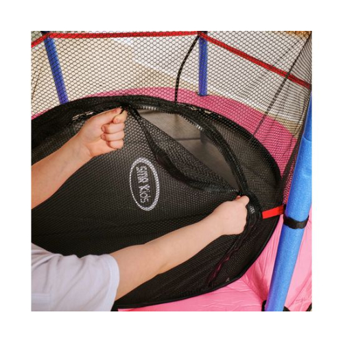 Батут детский DFC SMRKIDS 55" с сеткой, PINK