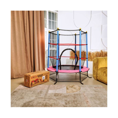 Батут детский DFC SMRKIDS 55" с сеткой, PINK