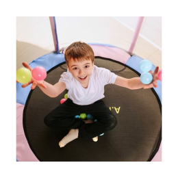 Батут детский DFC A.KOU KIDS 55" (140 см) с сеткой