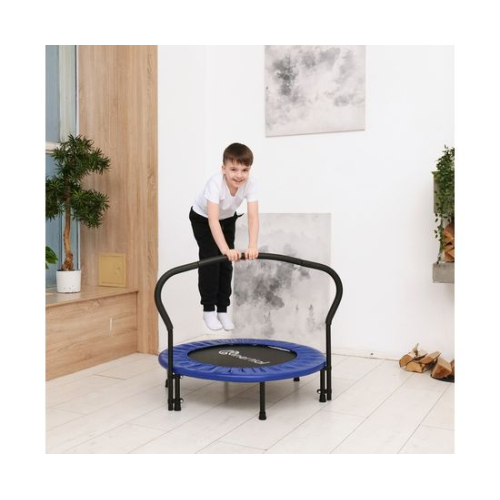 Батут с поручнем DFC JUMPFIT 36'' синий