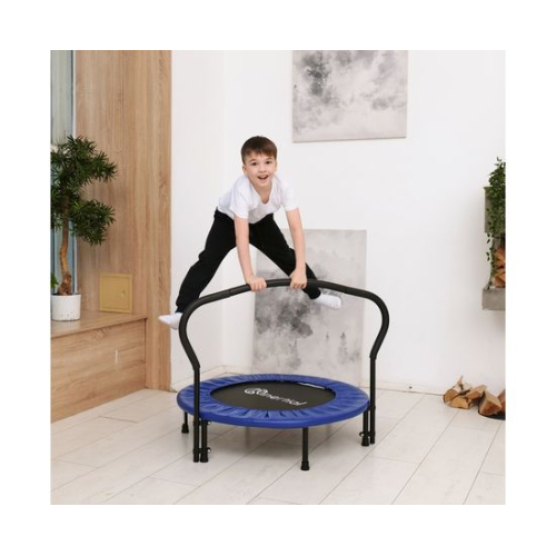 Батут с поручнем DFC JUMPFIT 36'' синий