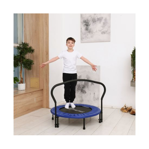 Батут с поручнем DFC JUMPFIT 36'' синий