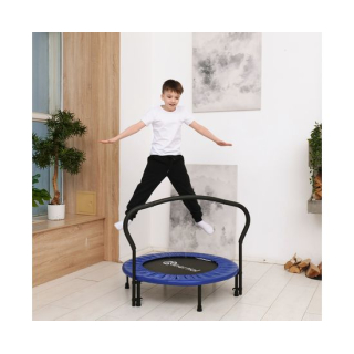 Батут с поручнем DFC JUMPFIT 36'' синий