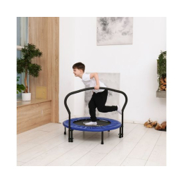 Батут с поручнем DFC JUMPFIT 36'' синий