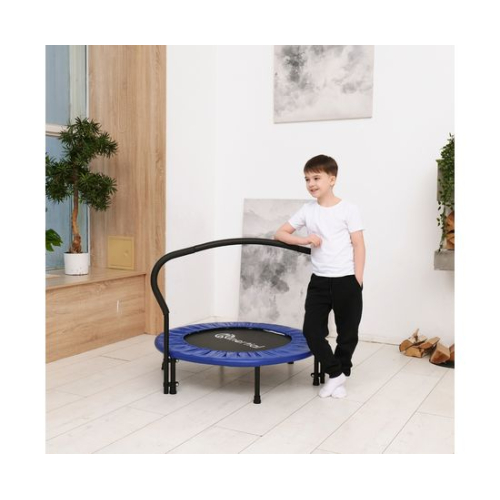 Батут с поручнем DFC JUMPFIT 36'' синий