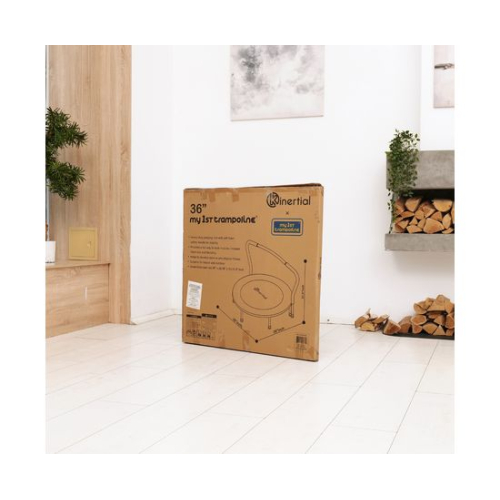 Батут с поручнем DFC JUMPFIT 36'' синий