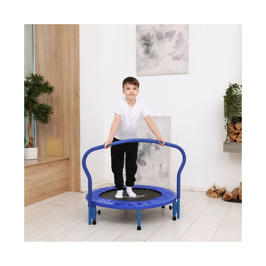Батут с поручнем DFC Gardenature 36'' синий