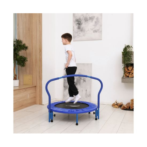 Батут с поручнем DFC Gardenature 36'' синий