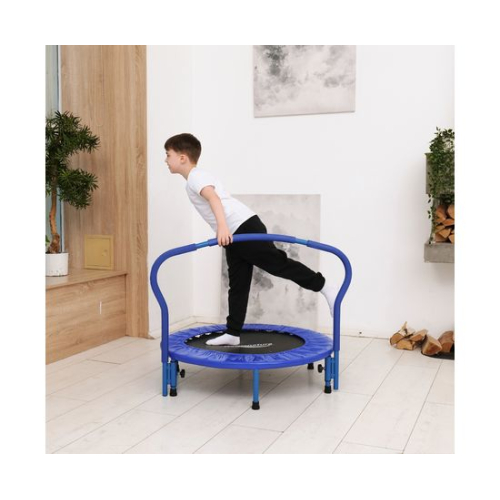 Батут с поручнем DFC Gardenature 36'' синий