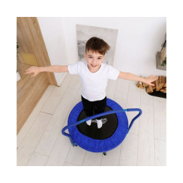 Батут с поручнем DFC Gardenature 36'' синий