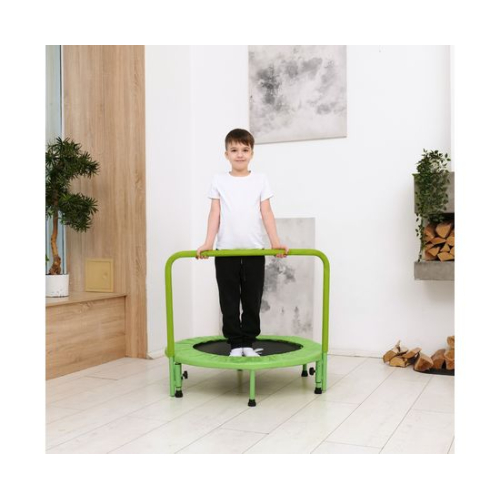 Батут с поручнем DFC JUMPFIT 36'' зеленый