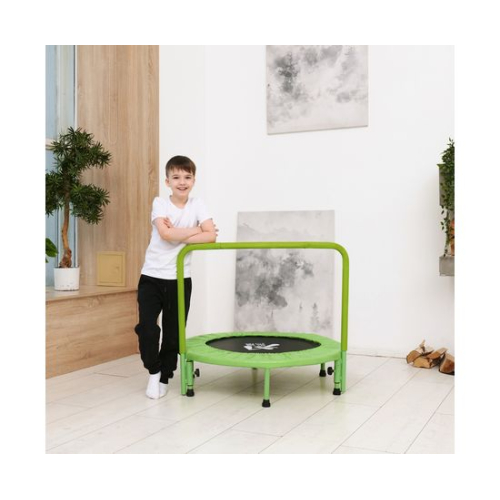 Батут с поручнем DFC JUMPFIT 36'' зеленый