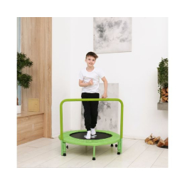 Батут с поручнем DFC JUMPFIT 36'' зеленый