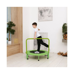 Батут с поручнем DFC JUMPFIT 36'' зеленый