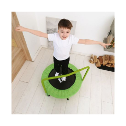 Батут с поручнем DFC JUMPFIT 36'' зеленый