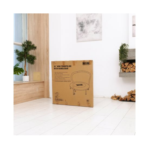 Батут с поручнем DFC JUMPFIT 36'' зеленый