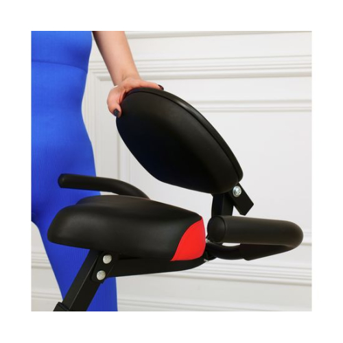 Велотренажер DFC X-Bike MBB с эспандерами, черно-красный 