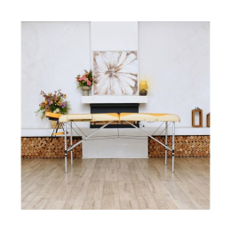 Массажный стол DFC NIRVANA Elegant PREMIUM, цвет оранжево-бежевый