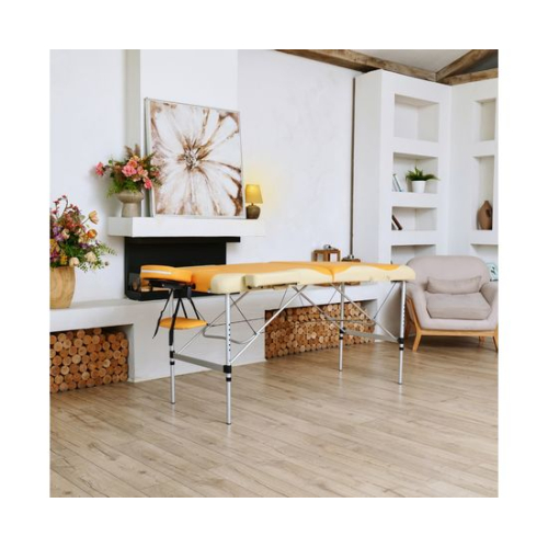 Массажный стол DFC NIRVANA Elegant PREMIUM, цвет оранжево-бежевый