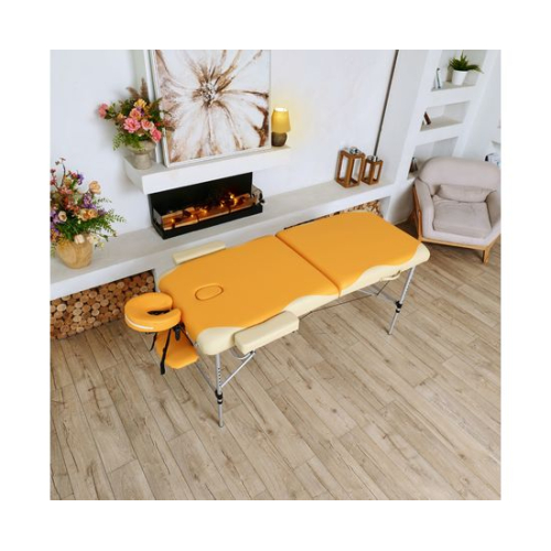 Массажный стол DFC NIRVANA Elegant PREMIUM, цвет оранжево-бежевый
